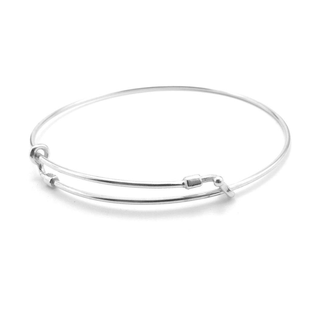 9k Yellow Gold Expandable Ladies Bangle 7.5 mm - TOP JEWELLERY